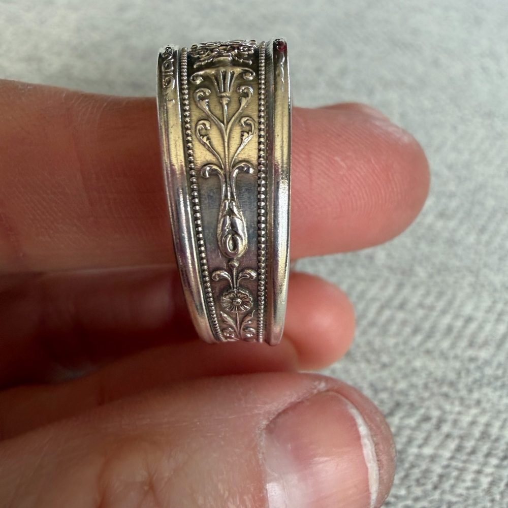 Elegant Silver Spoon Ring - Picture 12 of 14